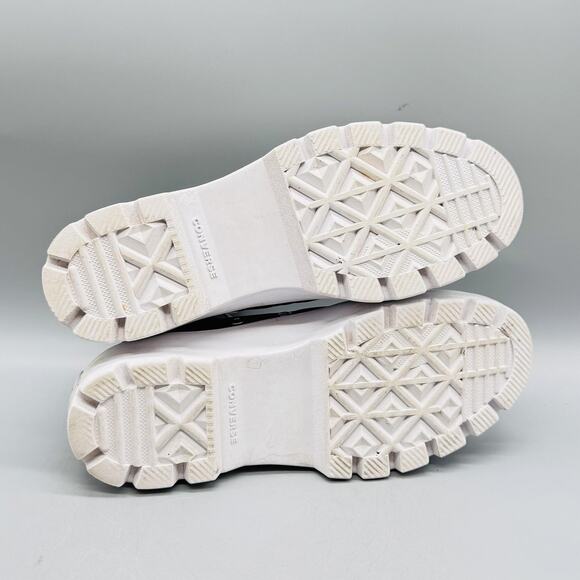 Converse Shoes Womens 5.5 Black Leather Chuck Taylor All Star High Top Sneakers - Picture 10 of 12